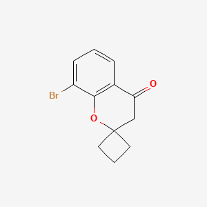 8-Bromo-3,4-dihydrospiro[1-benzopyran-2,1'-cyclobutan]-4-one