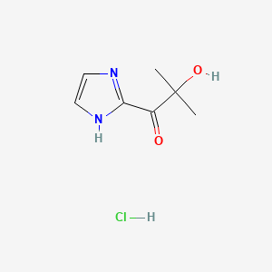 2-hydroxy-1-(1H-imidazol-2-yl)-2-methylpropan-1-one hydrochloride