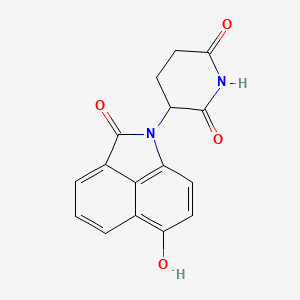 molecular formula C16H12N2O4 B13468393 3-(6-Hydroxy-2-oxobenzo[cd]indol-1(2H)-yl)piperidine-2,6-dione 