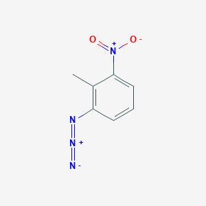 molecular formula C7H6N4O2 B13468432 1-Azido-2-methyl-3-nitrobenzene 