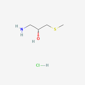 (2R)-1-amino-3-(methylsulfanyl)propan-2-ol hydrochloride