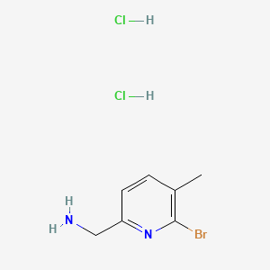 (6-Bromo-5-methylpyridin-2-yl)methanamine dihydrochloride