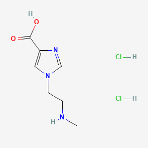 1-[2-(methylamino)ethyl]-1H-imidazole-4-carboxylic acid dihydrochloride