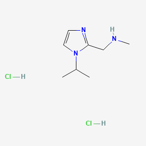 methyl({[1-(propan-2-yl)-1H-imidazol-2-yl]methyl})amine dihydrochloride