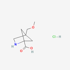 4-(Methoxymethyl)-2-azabicyclo[2.1.1]hexane-1-carboxylic acid hydrochloride