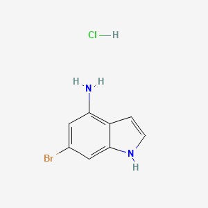 6-bromo-1H-indol-4-amine hydrochloride