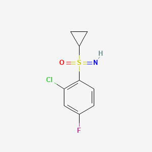 [(2-Chloro-4-fluorophenyl)(cyclopropyl)imino-lambda6-sulfanyl]one