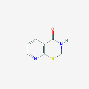 molecular formula C7H6N2OS B13468701 2H,3H,4H-pyrido[3,2-e][1,3]thiazin-4-one CAS No. 118966-15-7