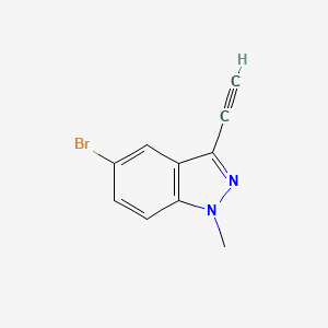 5-bromo-3-ethynyl-1-methyl-1H-indazole