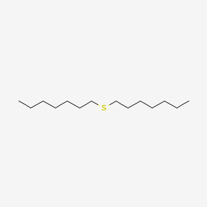 molecular formula C14H30S B1346894 庚烷，1,1'-硫代双- CAS No. 629-65-2