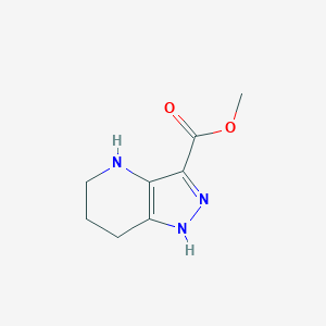 molecular formula C8H11N3O2 B13469193 methyl 1H,4H,5H,6H,7H-pyrazolo[4,3-b]pyridine-3-carboxylate 