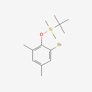 molecular formula C14H23BrOSi B13469287 (2-Bromo-4,6-dimethylphenoxy)(tert-butyl)dimethylsilane 