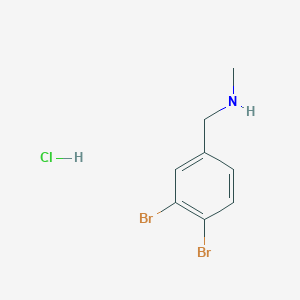 [(3,4-Dibromophenyl)methyl](methyl)amine hydrochloride