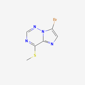 7-Bromo-4-(methylsulfanyl)imidazo[2,1-f][1,2,4]triazine