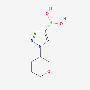 [1-(oxan-3-yl)-1H-pyrazol-4-yl]boronic acid