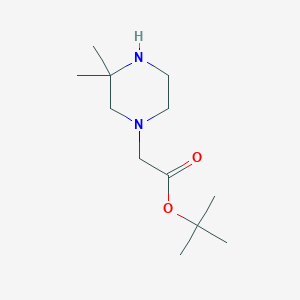 Tert-butyl 2-(3,3-dimethylpiperazin-1-yl)acetate