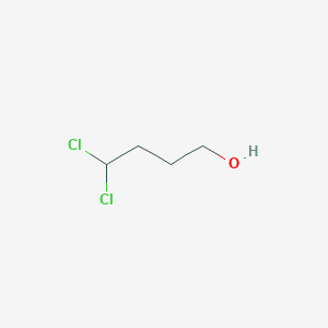 molecular formula C4H8Cl2O B13469478 4,4-Dichlorobutan-1-ol CAS No. 159433-58-6