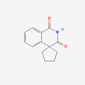 molecular formula C13H13NO2 B13469524 2',3'-dihydro-1'H-spiro[cyclopentane-1,4'-isoquinoline]-1',3'-dione 