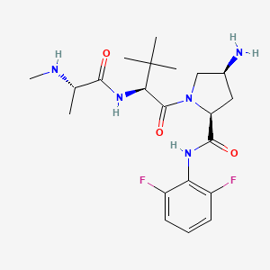 molecular formula C21H31F2N5O3 B13469539 cIAP1 ligand 4 