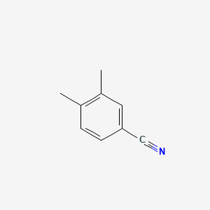 molecular formula C9H9N B1346954 3,4-Dimethylbenzonitrile CAS No. 22884-95-3