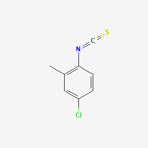 molecular formula C8H6ClNS B1346955 4-Chloro-1-isothiocyanato-2-methylbenzene CAS No. 23165-53-9