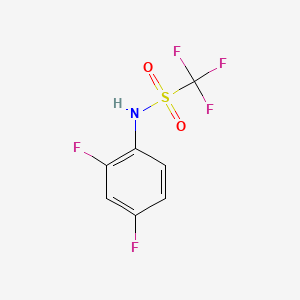 molecular formula C7H4F5NO2S B1346957 N-(2,4-二氟苯基)-1,1,1-三氟甲磺酰胺 CAS No. 23384-22-7