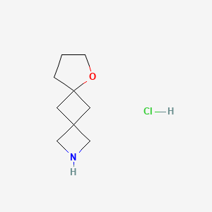 molecular formula C9H16ClNO B13469631 7-Oxa-2-azadispiro[3.1.4^{6}.1^{4}]undecanehydrochloride 