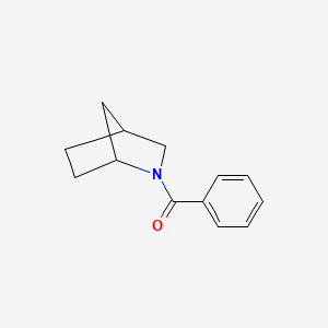 molecular formula C13H15NO B13469677 2-Benzoyl-2-azabicyclo[2.2.1]heptane 