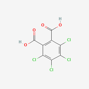 molecular formula C8H2Cl4O4 B1346977 四氯邻苯二甲酸 CAS No. 632-58-6