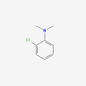molecular formula C8H10ClN B1346981 2-Chloro-N,N-dimethylaniline CAS No. 698-01-1