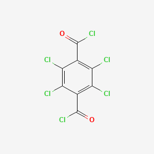 molecular formula C8Cl6O2 B1346983 2,3,5,6-四氯对苯二甲酰二氯 CAS No. 719-32-4