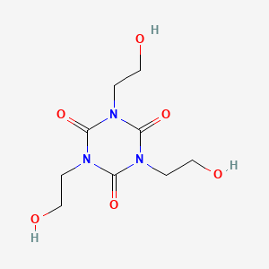 molecular formula C9H15N3O6 B1346986 Tris(2-hydroxyethyl) isocyanurate CAS No. 839-90-7