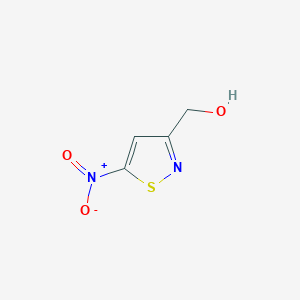 molecular formula C4H4N2O3S B13469883 (5-Nitroisothiazol-3-yl)methanol 