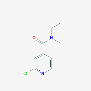 molecular formula C9H11ClN2O B13469940 2-chloro-N-ethyl-N-methylpyridine-4-carboxamide 