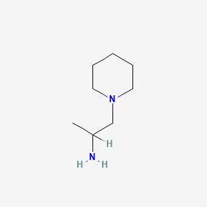 molecular formula C8H18N2 B1347000 alpha-Methylpiperidine-1-ethylamine CAS No. 34217-60-2