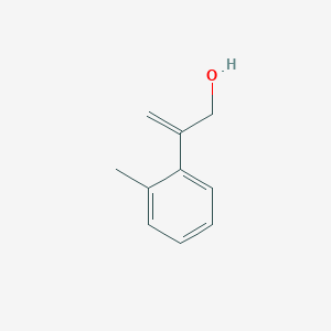 molecular formula C10H12O B13470043 2-(2-Methylphenyl)prop-2-en-1-ol 