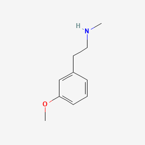molecular formula C10H15NO B1347006 2-(3-甲氧基苯基)-N-甲基乙胺 CAS No. 33543-62-3