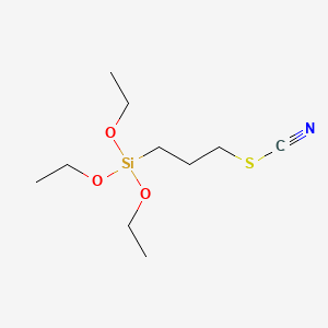 molecular formula C10H21NO3SSi B1347008 Triethoxy(3-thiocyanatopropyl)silane CAS No. 34708-08-2