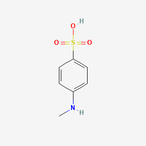 molecular formula C7H9NO3S B1347024 4-(甲基氨基)苯磺酸 CAS No. 24447-99-2