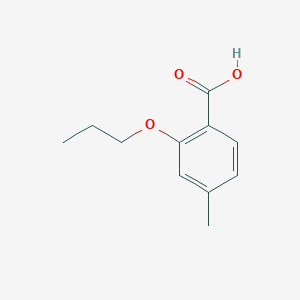 molecular formula C11H14O3 B13470262 4-Methyl-2-propoxybenzoic acid CAS No. 1249812-16-5