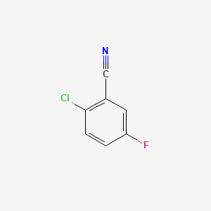 molecular formula C7H3ClFN B1347047 2-氯-5-氟苯甲腈 CAS No. 57381-56-3