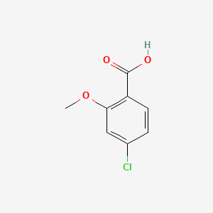 molecular formula C8H7ClO3 B1347048 4-氯-2-甲氧基苯甲酸 CAS No. 57479-70-6