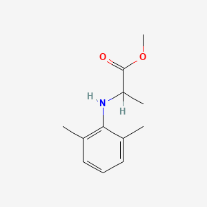 molecular formula C12H17NO2 B1347057 Methyl N-(2,6-dimethylphenyl)-DL-alaninate CAS No. 52888-49-0