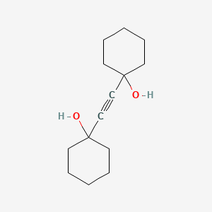 molecular formula C14H22O2 B1347061 1,1'-乙炔基二环己醇 CAS No. 78-54-6