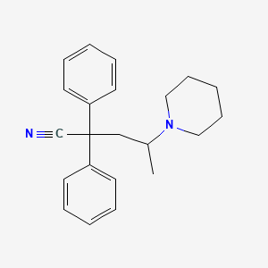 B1347065 2,2-Diphenyl-4-(1-piperidinyl)pentanenitrile CAS No. 5424-11-3