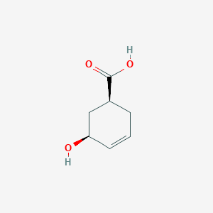 (1S,5S)-5-hydroxycyclohex-3-ene-1-carboxylic acid