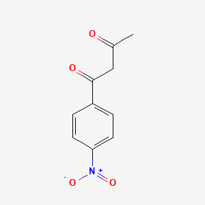 molecular formula C10H9NO4 B1347067 1,3-丁二酮，1-(4-硝基苯基)- CAS No. 4023-82-9