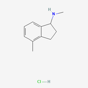 N,4-dimethyl-2,3-dihydro-1H-inden-1-amine hydrochloride