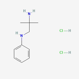 2-methyl-N1-phenylpropane-1,2-diamine dihydrochloride