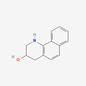 molecular formula C13H13NO B1347071 1,2,3,4-Tetrahydrobenzo[h]quinolin-3-ol CAS No. 5423-67-6